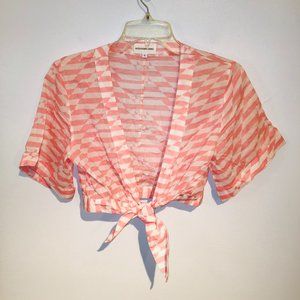 Alexandra Miro Sandy Tie Top in Pink